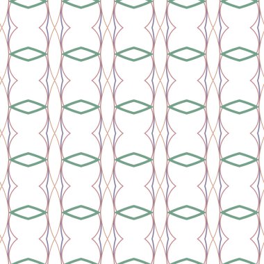 Modern geometrik vektör tasarımı, kusursuz desen çizimi