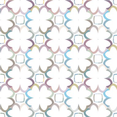 Modern geometrik vektör tasarımı, kusursuz desen çizimi