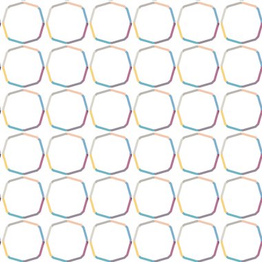 Modern geometrik vektör tasarımı, kusursuz desen çizimi
