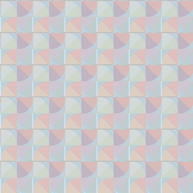 Modern geometrik vektör tasarımı, kusursuz desen çizimi