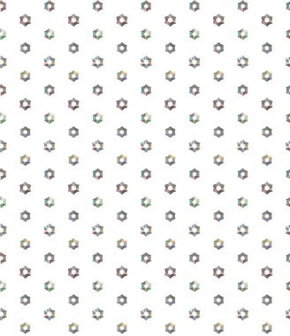 Modern geometrik vektör tasarımı, kusursuz desen çizimi