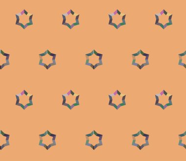 Modern geometrik vektör tasarımı, kusursuz desen çizimi