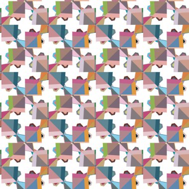 Kusursuz desen arkaplanı, soyut illüstrasyon 