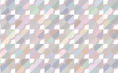 Modern geometrik vektör tasarımı, kusursuz desen çizimi