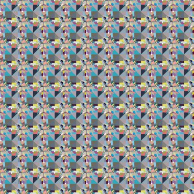 Kusursuz geometrik süslemeli vektör deseni