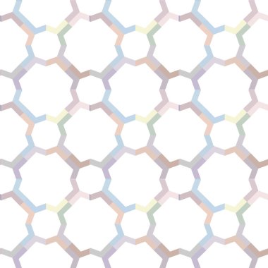 Modern geometrik vektör tasarımı, kusursuz desen çizimi