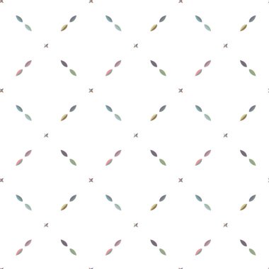 Modern geometrik vektör tasarımı, kusursuz desen çizimi