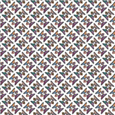 Modern geometrik vektör tasarımı, kusursuz desen çizimi