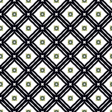 Modern geometrik vektör tasarımı, kusursuz desen çizimi