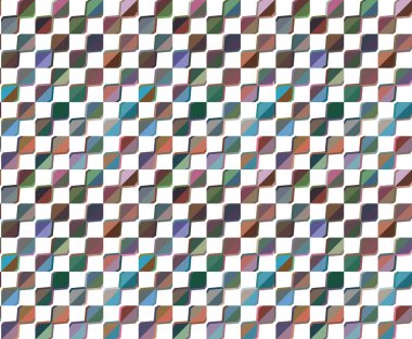 Modern geometrik vektör tasarımı, kusursuz desen çizimi