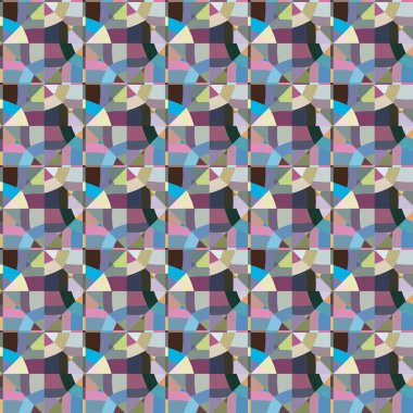 Soyut geometrik şablonun vektör çizimi