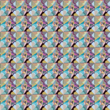 soyut kaleydoskop kumaş dikişsiz arkaplan, vektör illüstrasyonu 