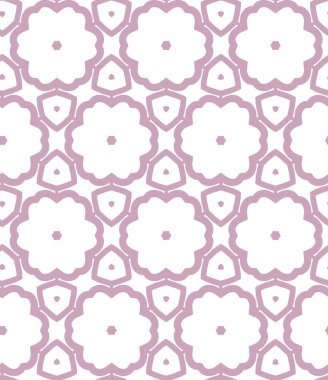 geometrik süsleme biçiminde kusursuz vektör deseni