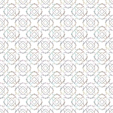 Modern geometrik vektör tasarımı, kusursuz desen çizimi