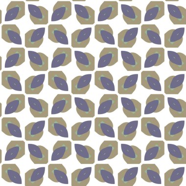 Modern geometrik vektör tasarımı, kusursuz desen çizimi