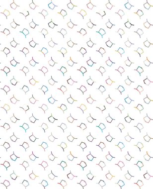 Soyut geometrik şablonun vektör çizimi