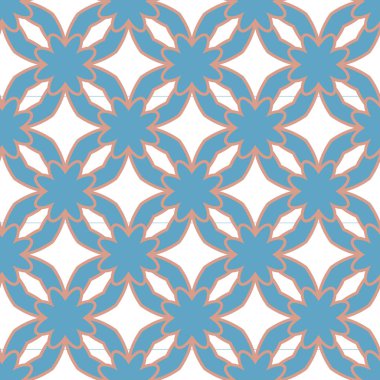 Modern geometrik vektör tasarımı, kusursuz desen çizimi