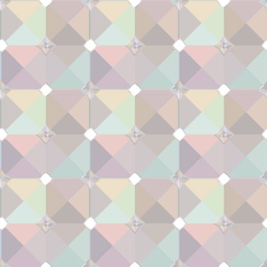 Geometrik şekilli kusursuz desen vektör çizimi