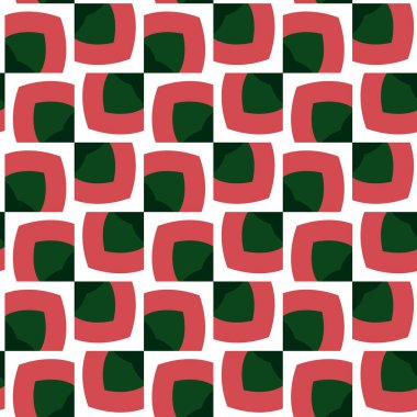 Modern geometrik vektör tasarımı, kusursuz desen çizimi