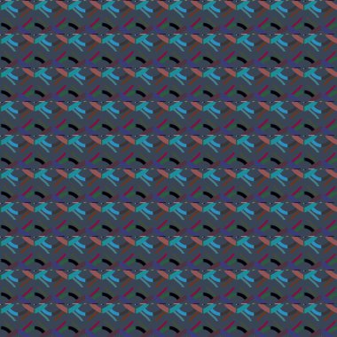 Modern geometrik vektör tasarımı, kusursuz desen çizimi