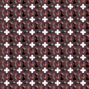 Modern geometrik vektör tasarımı, kusursuz desen çizimi