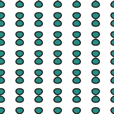 Modern geometrik vektör tasarımı, kusursuz desen çizimi