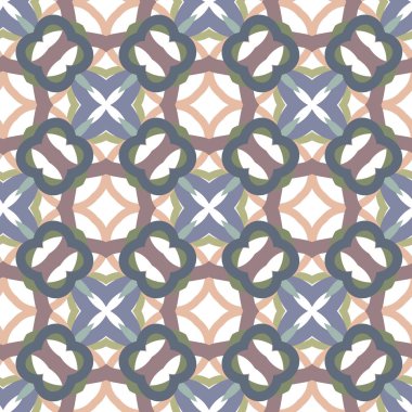 Modern geometrik vektör tasarımı, kusursuz desen çizimi