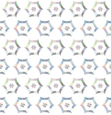 Kusursuz geometrik süslemeli vektör deseni
