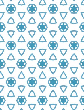 Modern geometrik vektör tasarımı, kusursuz desen çizimi