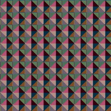 Modern geometrik vektör tasarımı, kusursuz desen çizimi