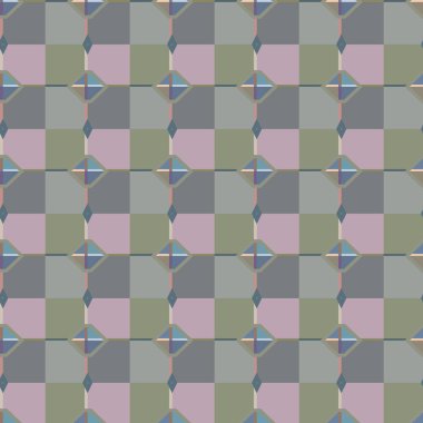 Modern geometrik vektör tasarımı, kusursuz desen çizimi