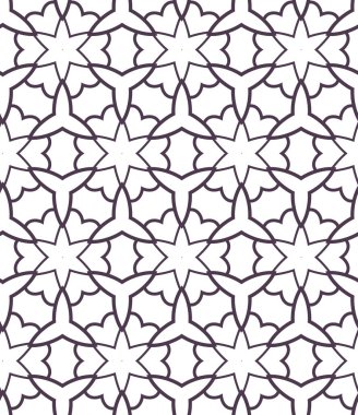 Modern geometrik vektör tasarımı, kusursuz desen çizimi