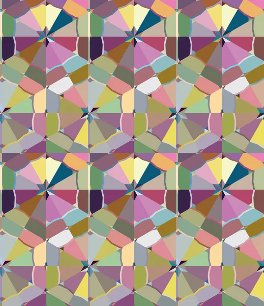 几何装饰风格的抽象背景纹理 无缝设计模式 — 图库矢量图片