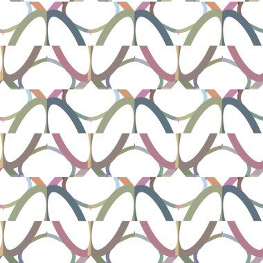 Modern geometrik vektör tasarımı, kusursuz desen çizimi