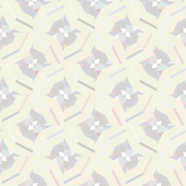 geometrik süsleme biçiminde kusursuz vektör deseni