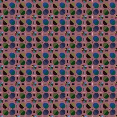 Modern geometrik vektör tasarımı, kusursuz desen çizimi