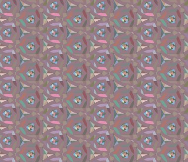 geometrik süsleme biçiminde kusursuz vektör deseni