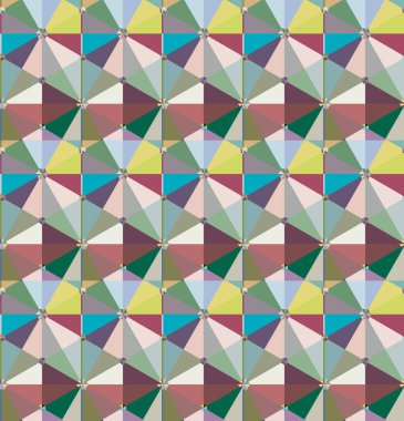 Modern geometrik vektör tasarımı, kusursuz desen çizimi
