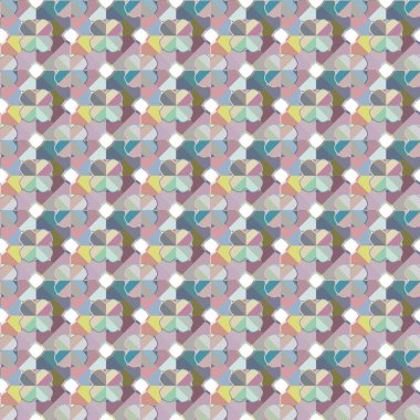 Modern geometrik vektör tasarımı, kusursuz desen çizimi