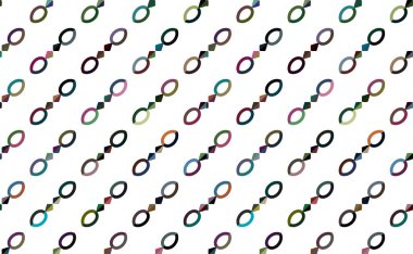 Modern geometrik vektör tasarımı, kusursuz desen çizimi