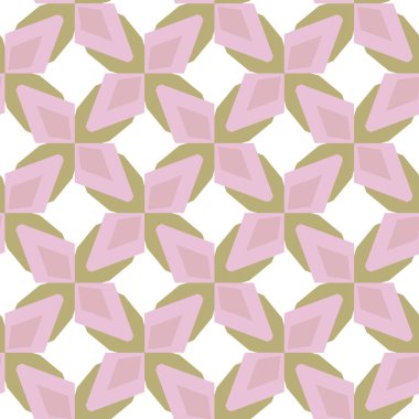 Kusursuz geometrik süslemeli vektör deseni