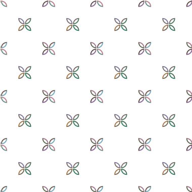 Geometrik şekilli kusursuz desen vektör çizimi