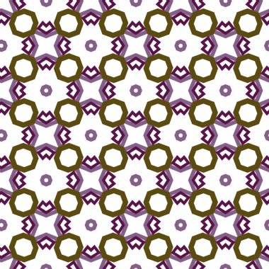 Modern geometrik vektör tasarımı, kusursuz desen çizimi