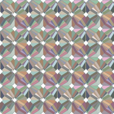 Modern geometrik vektör tasarımı, kusursuz desen çizimi
