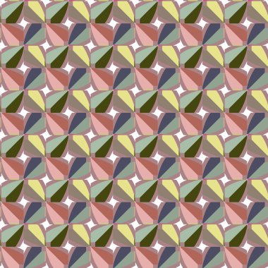 Kusursuz geometrik süslemeli vektör deseni