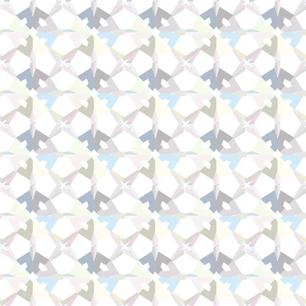 Motif vectoriel sans couture dans un style ornemental géométrique — Image vectorielle