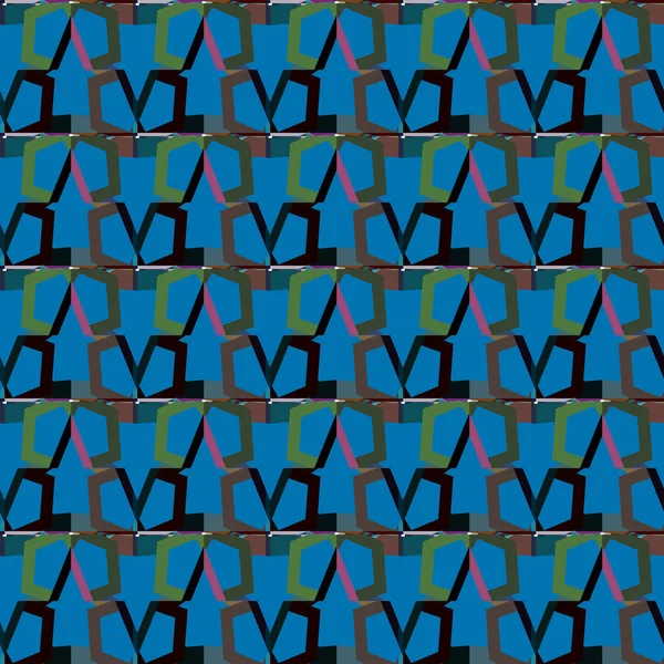 Modèle Vectoriel Ornemental Géométrique Sans Couture — Image vectorielle