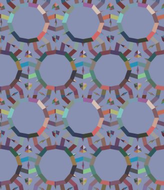 Soyut geometrik şablonun vektör çizimi