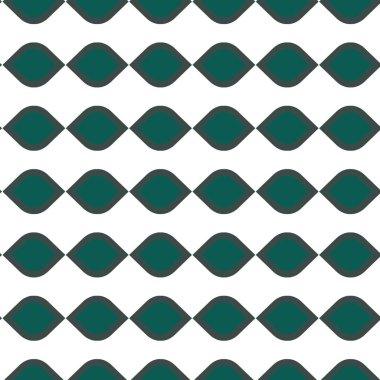 geometrik süsleme biçiminde kusursuz vektör deseni