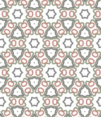 Modern geometrik vektör tasarımı, kusursuz desen çizimi